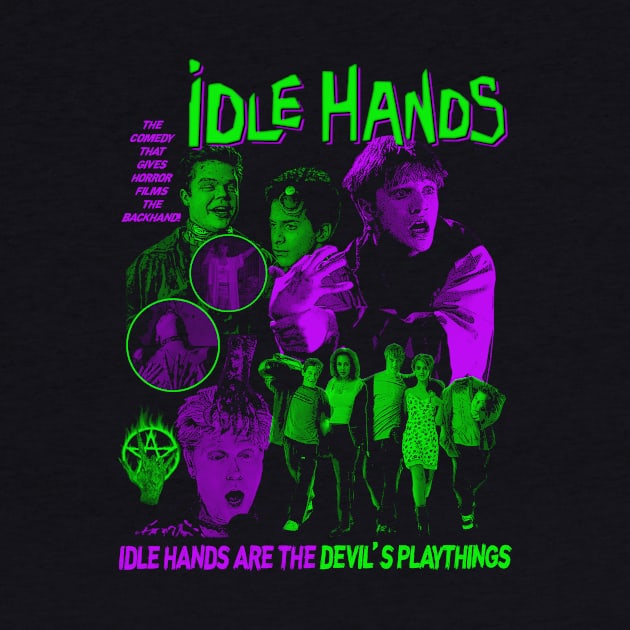 IDLE HANDS - A boy and his hand by WithinSanityClothing